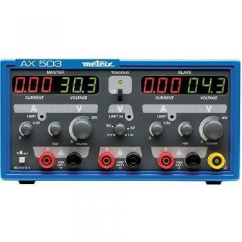 Fuente de Alimentación de Laboratorio Regulable 0-30 V/DC 0-5 A 3 Salidas