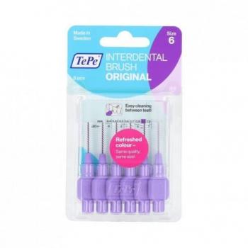 Cepillo interdental TePe 1,1 mm morado 6 unidades