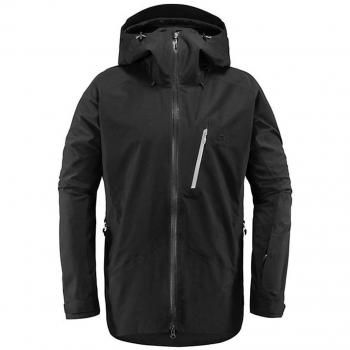 Haglöfs Niva Chaqueta, Hombre, True Black, L