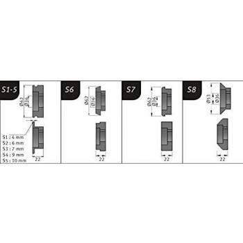 Bordonera SBM 140-12 Metallkraft 3814002 - Máquina de bordonera, con una capacidad de corte de hasta 12 mm, motor potente, diseño compacto y estructura robusta para uso industrial