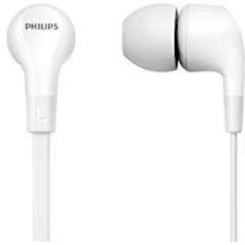 Philips Auriculares Intrauditivos E1105WT/00 con Mando a Distancia Integrado en el Cable