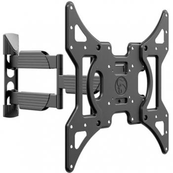 Soporte de pared BrackIT M para TV y monitores de hasta 50 y 30 kg, color negro