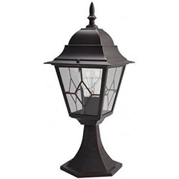 Sobremuro de Aluminio serie Bootes Marron oscuro Ip44 Fabrilamp