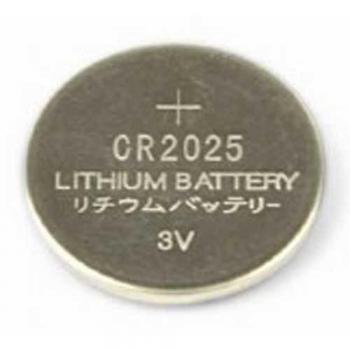 Pila Doméstica de Litio CR2025 Energenie, Pack 2 Pilas CR2025 3V Lithium Botón, ENERGENIE Pila Botón CR2025, 2-Pack, blíster
