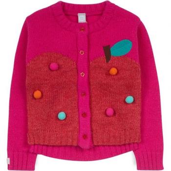 Chaqueta de bebé niña tricot fucsia Tuc Tuc Besties