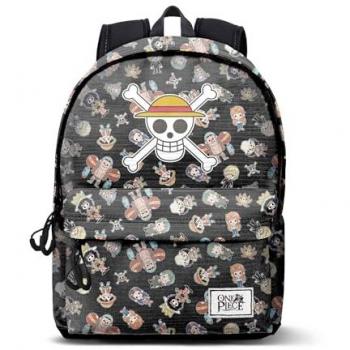 Mochila Skull One Piece 44cm, Karactermania Mochila Abanico De Calavera De One Piece Hs 2.2, One Piece Skull-Mochila HS Fan 2.2, Multicolor, 31