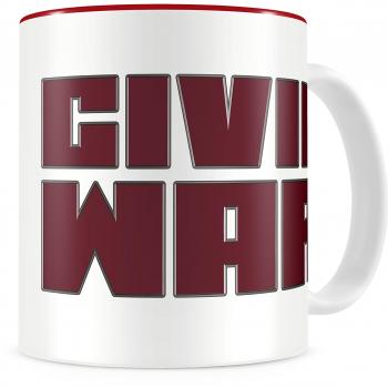 SD toys Marvel Taza Civil War, Cerámica, Blanco, 12 cm