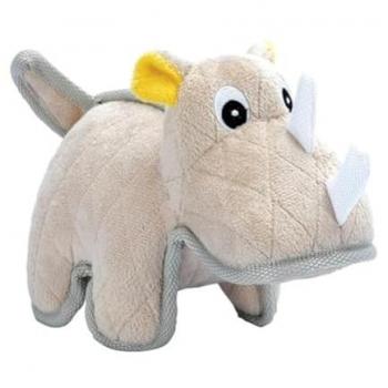 Juguete de Peluche para Perros Zeus Safari Rinoceronte Gris 15 cm
