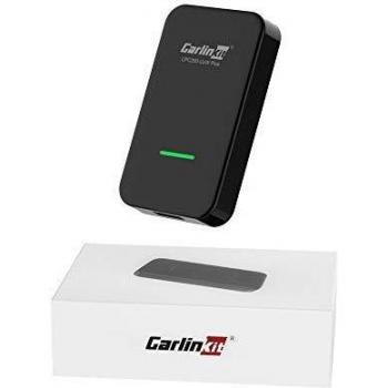 CarlinKit New Wireless CarPlay U2W plus-Adapter for Factory Wired CarPlay Car, New red UI interface upgrade, Compatible with Audi/Porsche/Volvo/Mercedes/VW/KIA/Hyundai, Support IOS14.7