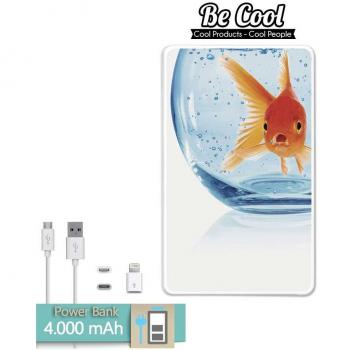 Becool® - Batería Externa Power Bank 4000 mah + Gratis 1 cable USB-MicroUsb