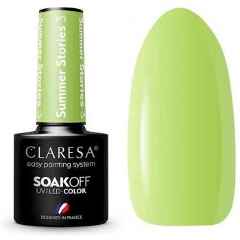 Esmalte semipermanente Soak off - 03 Summer Stories UV Nail Polish 5ml Claresa