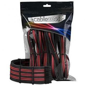 CableMod CM-PCAB-BKIT-NKCR-3PK-R Cable Extension Kit Carbon/Red