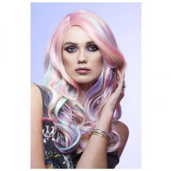 Peluca Estilo Unicornio Multicolor Dream Queen Bitch Manic Panic