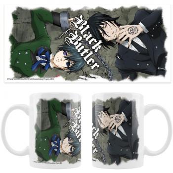 Taza Cerámica Black Butler Ciel, Sebastian Sakami Merchandise
