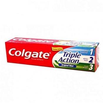 Vultech Pasta de dientes con fluoruro de menta de triple acción 12 x 100ml