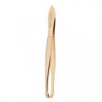 Pinza depilar Beter P Cangrejo Dorada 9,3cm