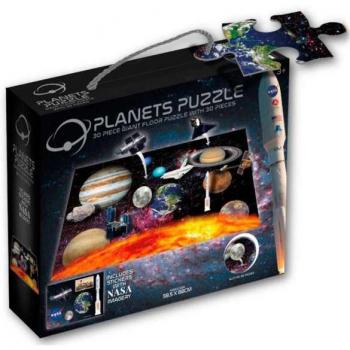 Puzzle Suelo 3D Sistema Solar NASA Gigante Educativo 58x88cm
