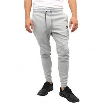 Nike M NSW TCH FLC Jggr Pantalón, Hombre, Dk Grey Heather/Black, XL