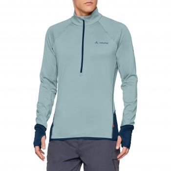VAUDE Me Livigno Halfzip, Camiseta de montaña para Hombre, Hombre, 042799565200, Blue Elder, Small