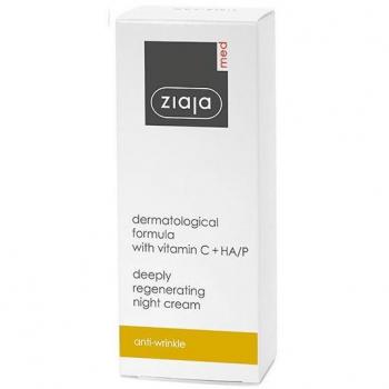 Ziaja Med Crema de Noche Regeneradora Antiarrugas con Vitamina C y HA/P 50ml