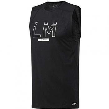 Reebok LM SmartVent Tank Camiseta, Hombre, Negro, 2XL