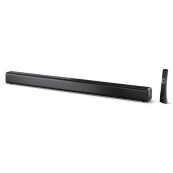 Barra de Sonido Sharp HT-SB145 2.0 Bluetooth 150W con HDMI ARC/CEC y Reproducción USB, 80cm, Color Negro
