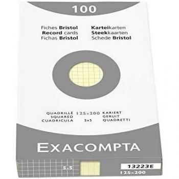 Exacompta - Tarjetas de registro