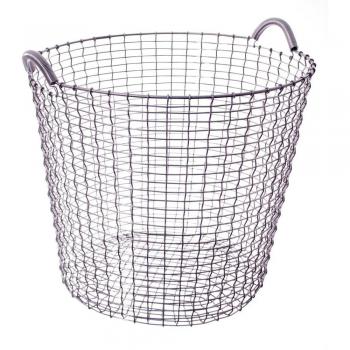 Classic cesta para bicicleta edelstahl 48cm 48cm