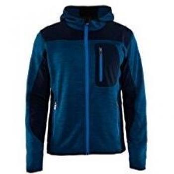 Chaqueta de punto con capucha Blaklader para hombre, alta visibilidad, color marino, talla XXL