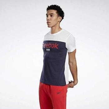 Reebok Te Ll SS tee Camiseta, Hombre, Blanco, L