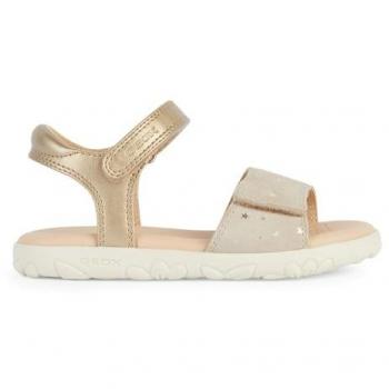 Sandalias de Niña GEOX J028ZA 007NF J SANDAL HAITI C0208 PLATINIUM-BEIGE, características: sandalias, color platino/beige, modelo Haiti, talla 26 EU