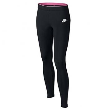 Nike G NSW TGHT Club-Logo Mallas, Niñas, Negro