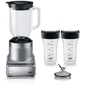Braun JB7192 - Batidora táctil, 800 w, cuerpo de metal, indicadores luminosos, 5 velocidades