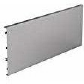 Panel trasero de cajón Hettich ArciTech, 218 x 2000 mm, aluminio recubierto en plata