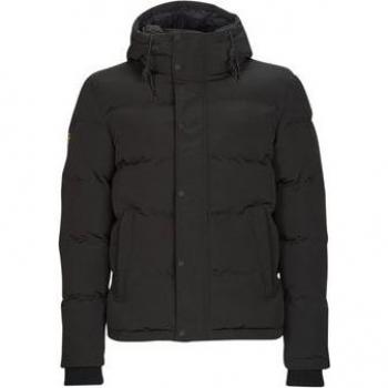 Superdry Everest Short Hooded Puffer Jacket - Black - Men's - Size M
