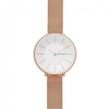 Skagen Ladies Karolina Gold Mesh Watch SKW2688 - Elegant and Modern Design