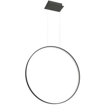 Lámpara colgante RIO 78 Negro con diseño moderno y fabricada en acero para iluminar tu hogar o oficina