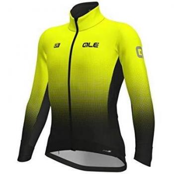 Alé PRS Dots DWR Chaqueta Racing para Hombre, Amarillo/Negro, 170/179