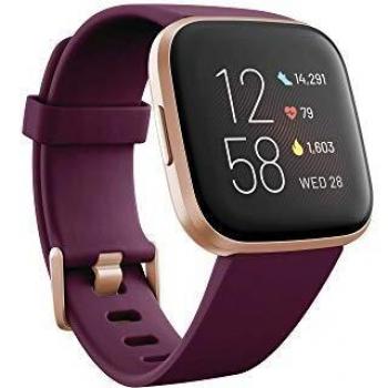 Fitbit Versa 2, Smartwatch con control por voz, puntuación del sueño y música, batería de +4 días [Exclusiva Amazon]
