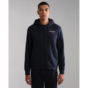 Napapijri - Chaqueta deportiva de hombre B-Ayas FZH 1 con capucha y cierre de cremallera, color azul marino, talla S