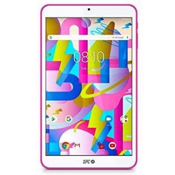 SPC Lightyear - Tablet android con pantalla IPS de 8 pulgadas, memoria interna 16GB, RAM 2GB, WiFi y Bluetooth – Color Rosa
