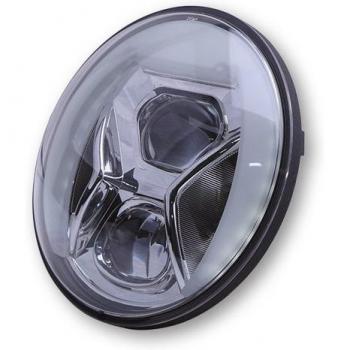 Highsider Inserto de Faro Tipo 8 LED 7 pulgadas Plata
