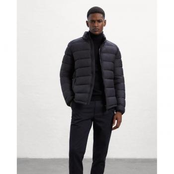 Ecoalf Men's Beret Jacket, Black, Size S, Casual, Recycled Polyester