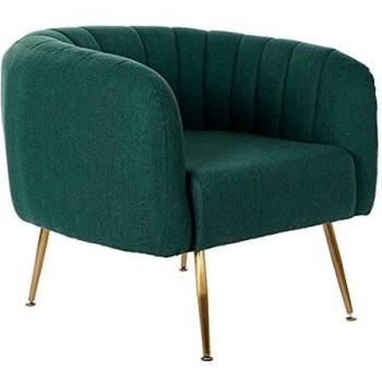 Sillón Dkd Home Decor Verde Poliéster Metal