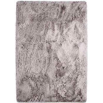 Alfombra Shaggy Neo Yoga Lavable Extra Suave en Microfibra Blanca 120 x 170 cm