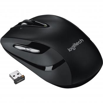 Logitech M545 - Ratón Óptico Inalámbrico, Compatible con Bluetooth/Unifying, Color Negro