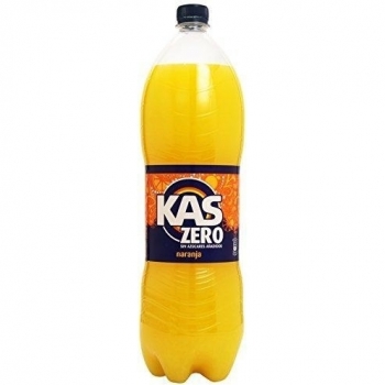 Kas Bebida Refrescante de Zumo de Naranja con Edulcorantes, sin Azúcares Añadidos - 2000 ml