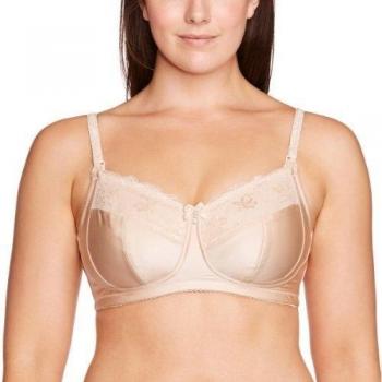 HOTmilk - Sujetador pre-mamá para mujer, talla 100FF, color color piel