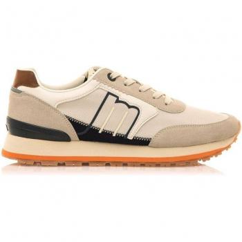 Mustang Joggo Evo Zapatillas Deportivas para Hombre en Color Blanco con Cierre de Cordones y Puntera Redonda Estilo Running con Suela de Volumen