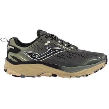 Zapatillas de trail running Joma Tundra para hombre, color gris claro beige y verde, talla 43 EU
